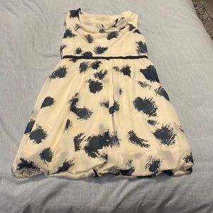 Blue & White Loft sleeveless dress